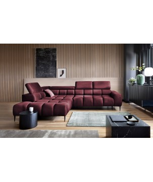 Narożnik wolnostojący PLAZA układ Prawy w tkaninie MONOLITH 69