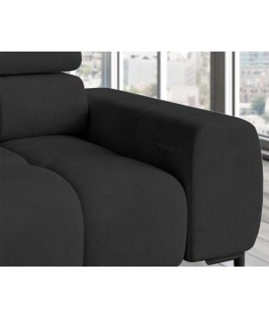 Narożnik wolnostojący PLAZA układ Prawy w tkaninie MONOLITH 95