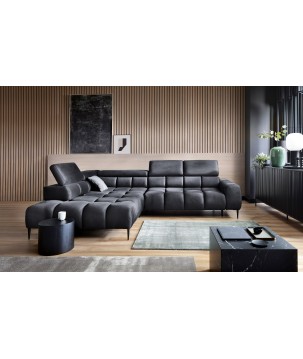 Narożnik wolnostojący PLAZA układ Prawy w tkaninie MONOLITH 95