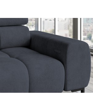 Narożnik wolnostojący PLAZA układ Prawy w tkaninie MONOLITH 97