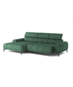 Narożnik wolnostojący PLAZA układ Lewy w tkaninie MONOLITH 37