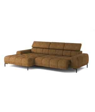 Narożnik wolnostojący PLAZA układ Lewy w tkaninie MONOLITH 48