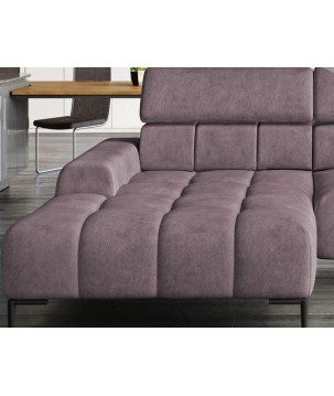 Narożnik wolnostojący PLAZA układ Lewy w tkaninie MONOLITH 62