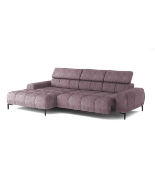 Narożnik wolnostojący PLAZA układ Lewy w tkaninie MONOLITH 62