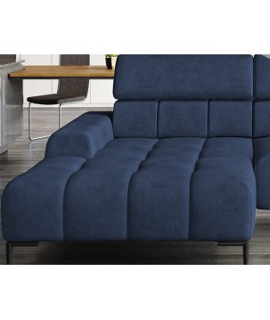 Narożnik wolnostojący PLAZA układ Lewy w tkaninie MONOLITH 77