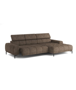 Narożnik wolnostojący PLAZA układ Prawy w tkaninie MONOLITH 15