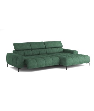 Narożnik wolnostojący PLAZA układ Prawy w tkaninie MONOLITH 37