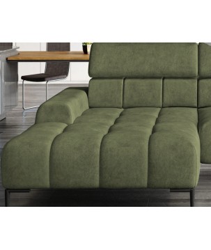 Narożnik wolnostojący PLAZA układ Prawy w tkaninie MONOLITH 38