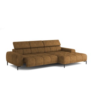 Narożnik wolnostojący PLAZA układ Prawy w tkaninie MONOLITH 48