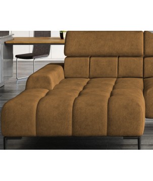 Narożnik wolnostojący PLAZA układ Prawy w tkaninie MONOLITH 48