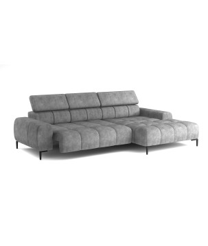 Narożnik wolnostojący PLAZA układ Prawy w tkaninie MONOLITH 84