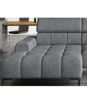 Narożnik wolnostojący PLAZA układ Prawy w tkaninie MONOLITH 85