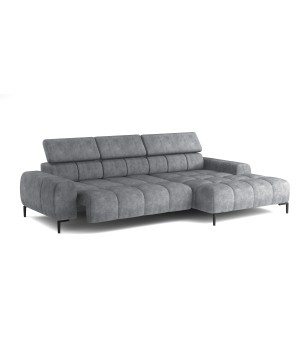 Narożnik wolnostojący PLAZA układ Prawy w tkaninie MONOLITH 85