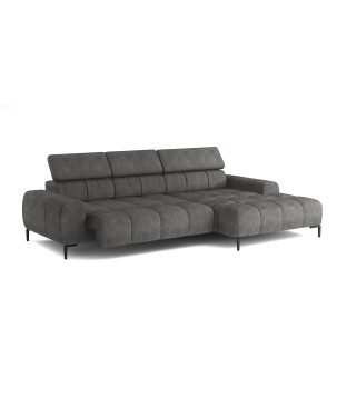 Narożnik wolnostojący PLAZA układ Prawy w tkaninie MONOLITH 92