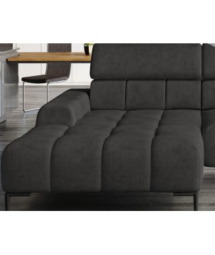 Narożnik wolnostojący PLAZA układ Prawy w tkaninie MONOLITH 95