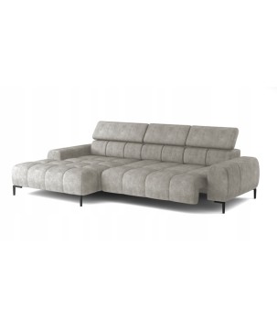 Narożnik wolnostojący PLAZA układ Lewy w tkaninie SALVADOR 01