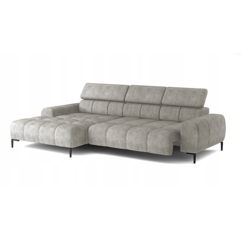 Narożnik wolnostojący PLAZA układ Lewy w tkaninie SALVADOR 01