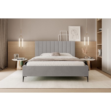 Łóżko Mona Slim III 160 Tkanina ABRIAMO 05 stelaż metalowy