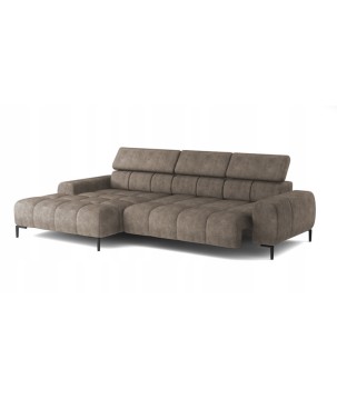 Narożnik wolnostojący PLAZA układ Lewy w tkaninie SALVADOR 03