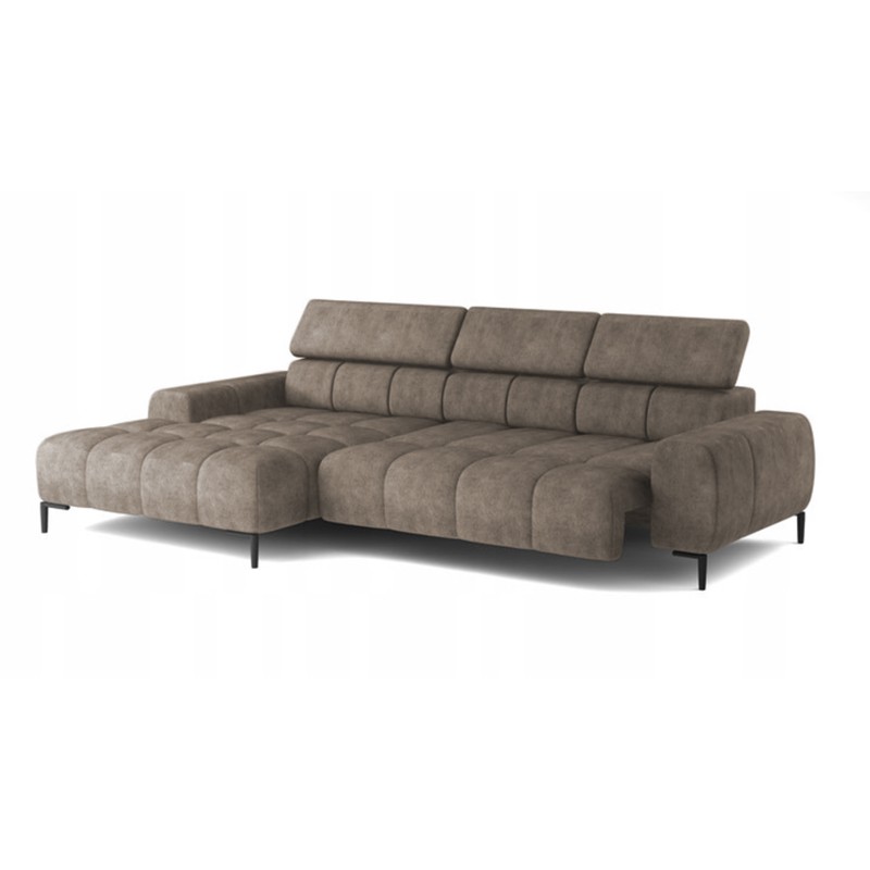 Narożnik wolnostojący PLAZA układ Lewy w tkaninie SALVADOR 03