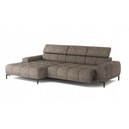 Narożnik wolnostojący PLAZA układ Lewy w tkaninie SALVADOR 03