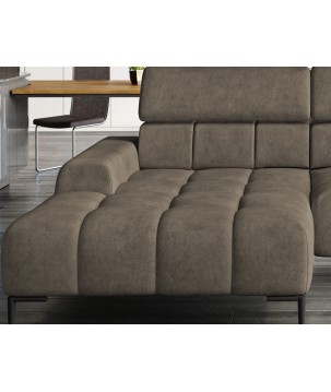 Narożnik wolnostojący PLAZA układ Lewy w tkaninie SALVADOR 03