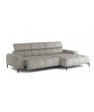 Narożnik wolnostojący PLAZA układ Prawy w tkaninie SALVADOR 01