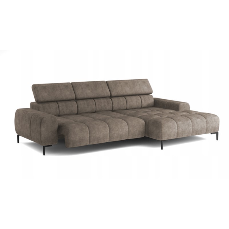 Narożnik wolnostojący PLAZA układ Prawy w tkaninie SALVADOR 03