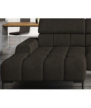 Narożnik wolnostojący PLAZA układ Prawy w tkaninie SALVADOR 04