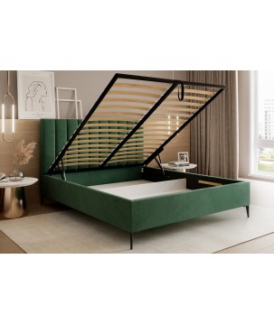 Nowoczesne Łóżko MonaSlim III z metalowym stelażem