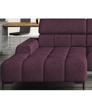 Narożnik wolnostojący PLAZA układ Prawy w tkaninie SALVADOR 06