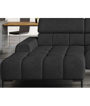 Narożnik wolnostojący PLAZA układ Prawy w tkaninie SALVADOR 16