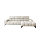 Narożnik wolnostojący PLAZA układ Prawy w tkaninie SOLAR 03