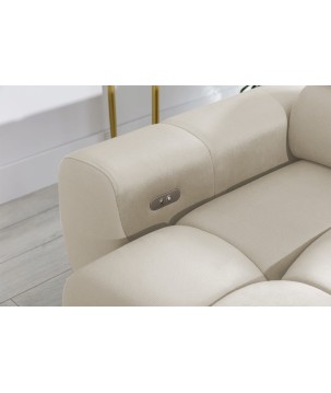 Narożnik wolnostojący PLAZA układ Prawy w tkaninie SOLAR 03