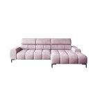 Narożnik wolnostojący PLAZA układ Prawy w tkaninie SOLAR 61