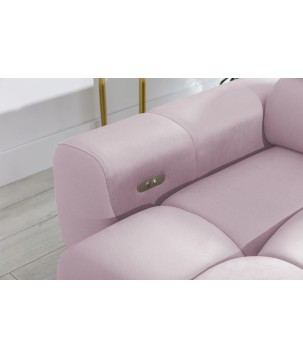 Narożnik wolnostojący PLAZA układ Prawy w tkaninie SOLAR 61