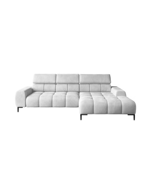 Narożnik wolnostojący PLAZA układ Prawy w tkaninie SOLAR 80