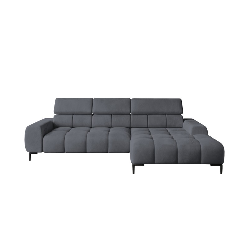 Narożnik wolnostojący PLAZA układ Prawy w tkaninie SOLAR 96