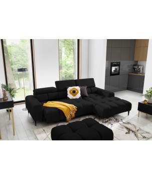 Narożnik wolnostojący PLAZA układ Prawy w tkaninie SOLAR 99