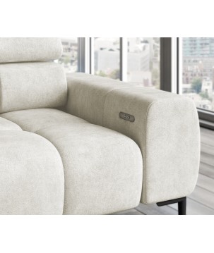 Narożnik wolnostojący PLAZA układ Lewy w tkaninie SOLAR 03