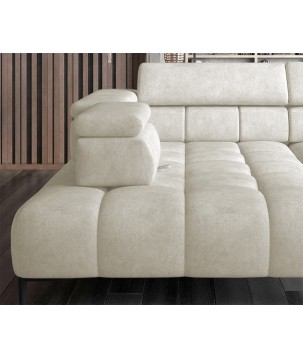 Narożnik wolnostojący PLAZA układ Prawy w tkaninie SOLAR 03