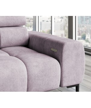 Narożnik wolnostojący PLAZA układ Prawy w tkaninie SOLAR 61