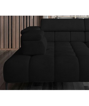 Narożnik wolnostojący PLAZA układ Prawy w tkaninie SOLAR 99