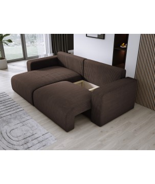 Narożnik wolnostojący CARL Lewy w tkaninie Poso 006