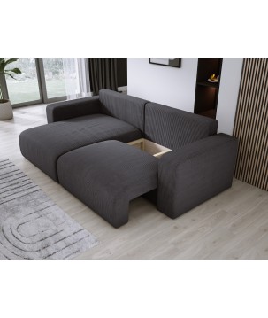 Narożnik wolnostojący CARL Lewy w tkaninie Poso 034