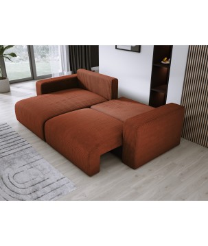 Narożnik wolnostojący CARL Lewy w tkaninie Poso 039