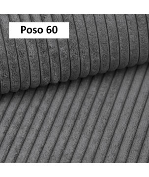 Narożnik wolnostojący CARL Lewy w tkaninie Poso 060