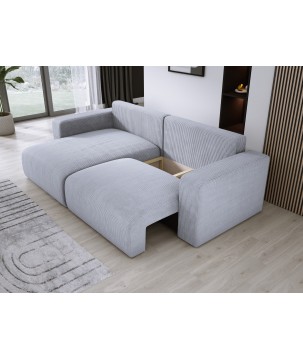 Narożnik wolnostojący CARL Lewy w tkaninie Poso 110