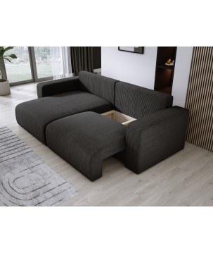 Narożnik wolnostojący CARL Lewy w tkaninie Poso 135