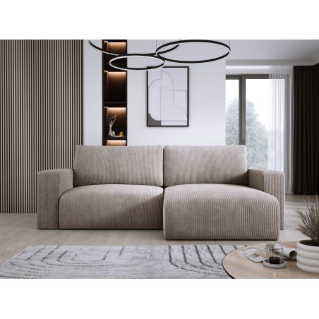 Narożnik wolnostojący CARL Prawy w tkaninie Poso 002